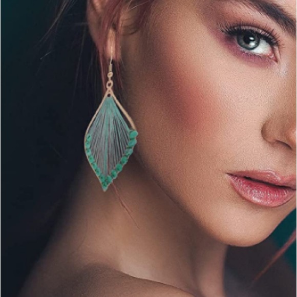 ✨✨ NWT Bohemian Woven Earrings ✨Hand Crafted ✨Artisan✨ - Picture 3 of 7